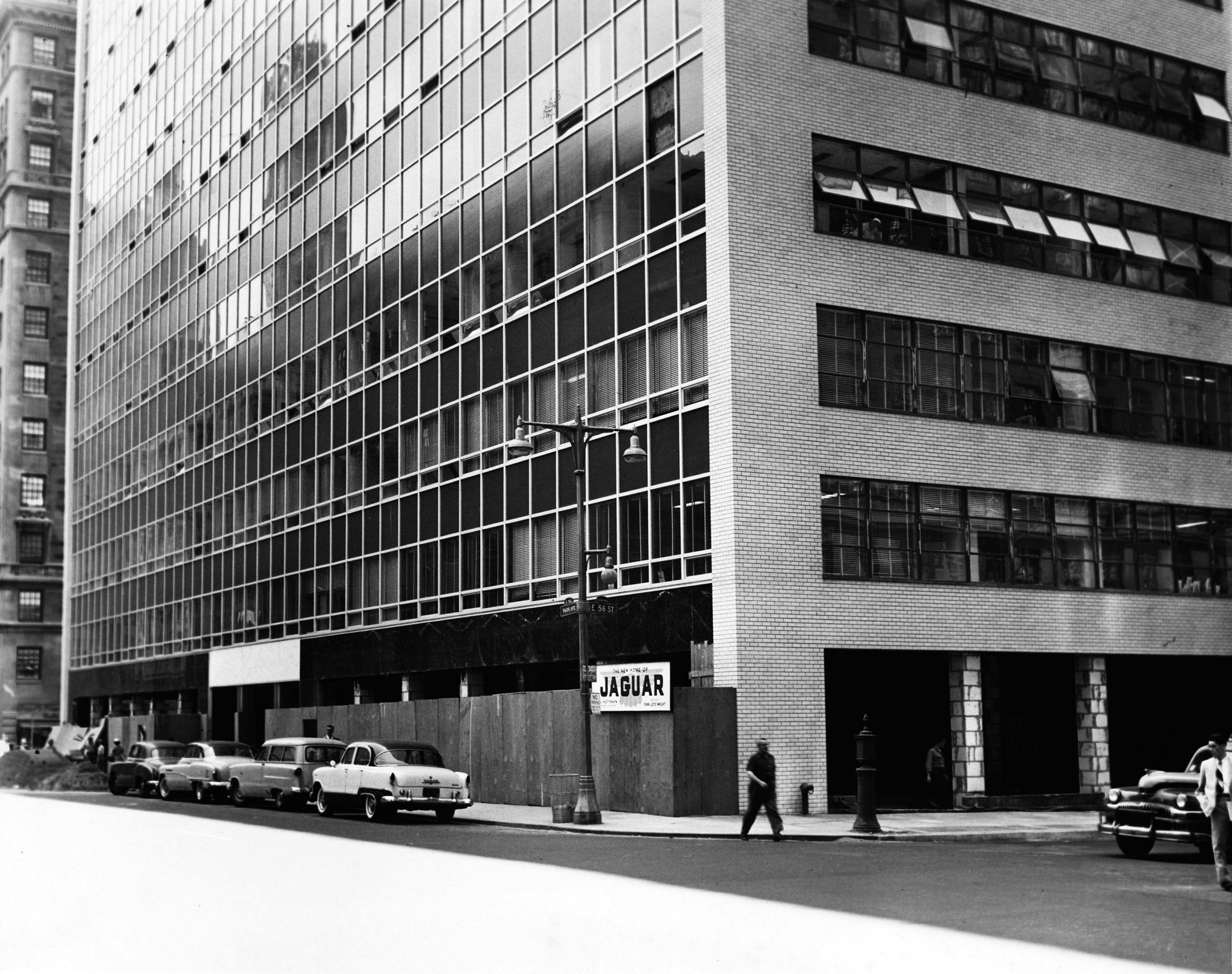 1954 1955 max hoffman new dealership showroom new york city