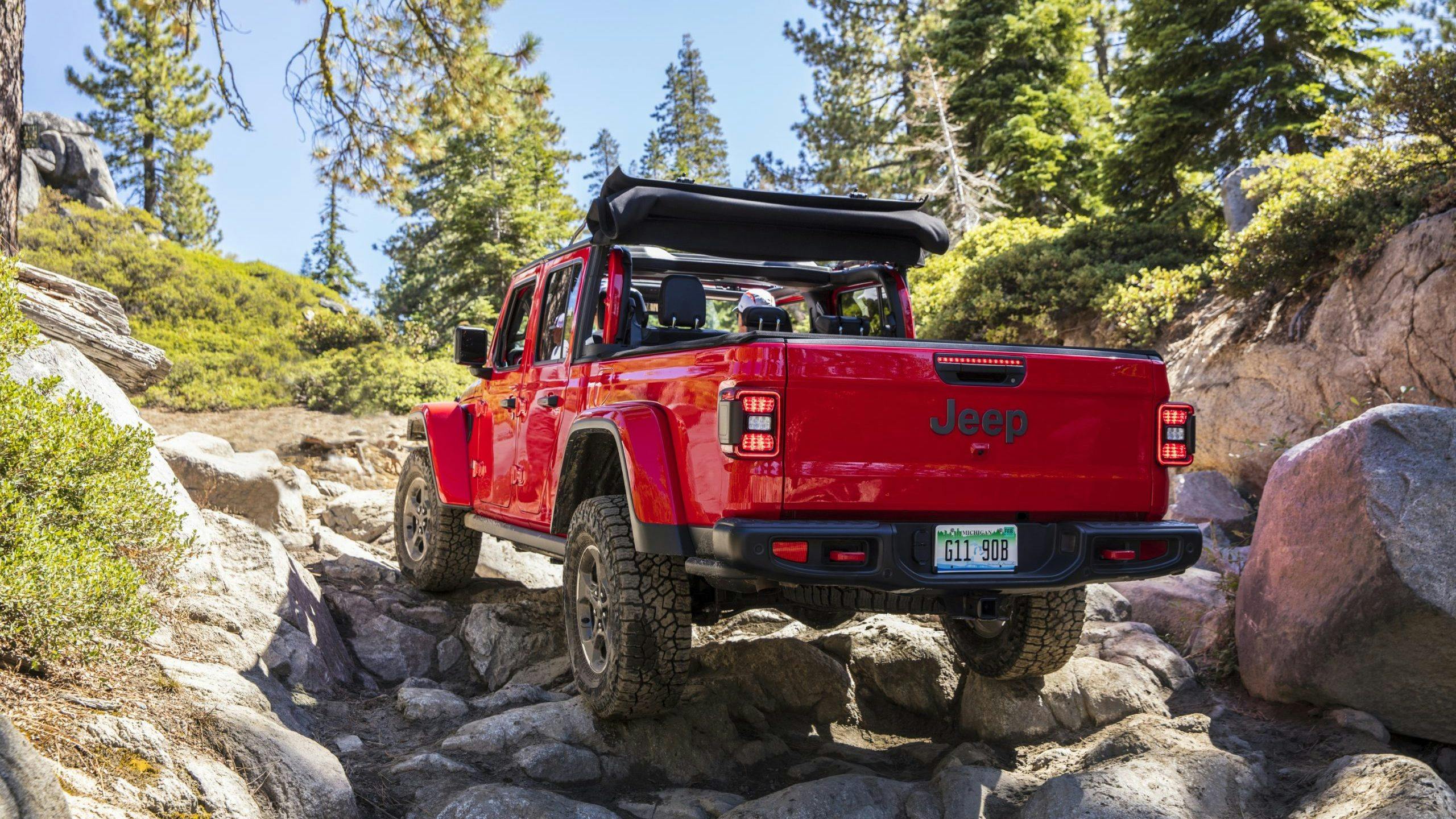 2021 Jeep® Gladiator Rubicon on the Rubicon Trail