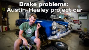 Bleeding the hydraulic system: Austin-Healey project car | Kyle’s Garage – Ep. 13