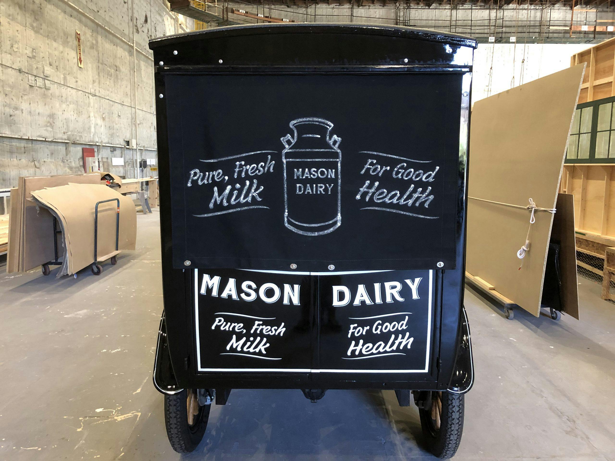 perry mason milktruck ford model t prop car rear