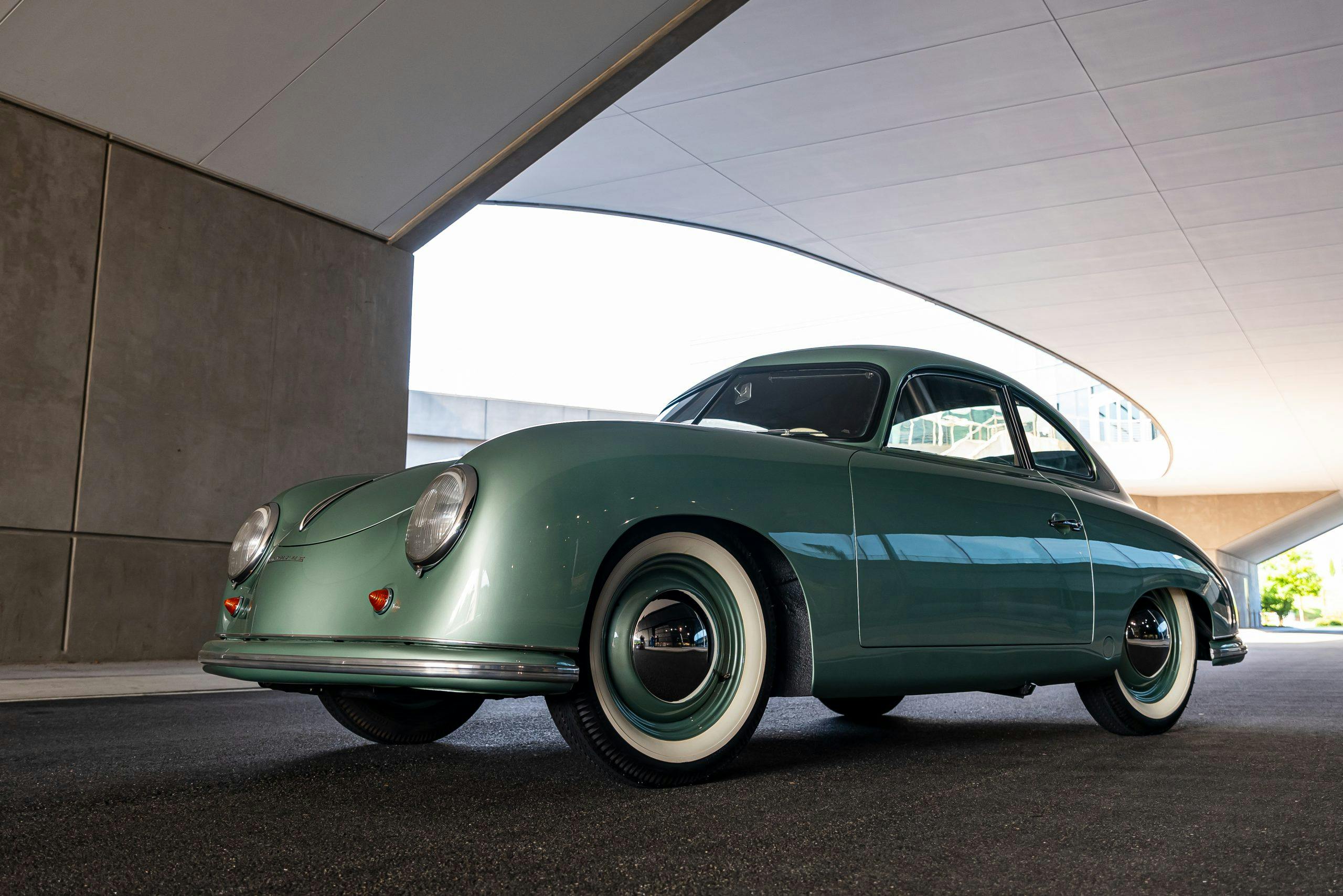 1950 porsche 356 1-1-liter coupe in radium green