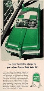 Quaker State Oil Green Packard Predictor Ad