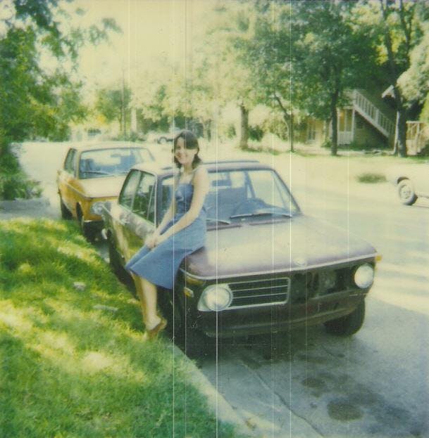 siegel wife and two bmw 2002s parked street side