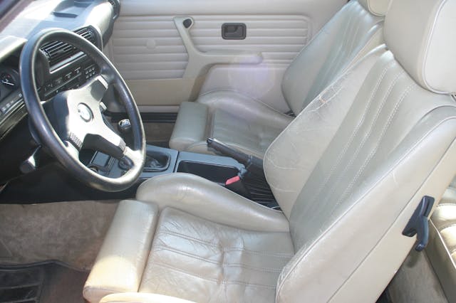 Rob Siegel - The Trade - 1987 BMW 325is interior BEFORE