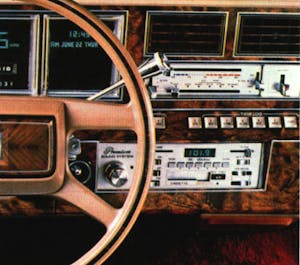 1980 Continental Mark VI dashboard