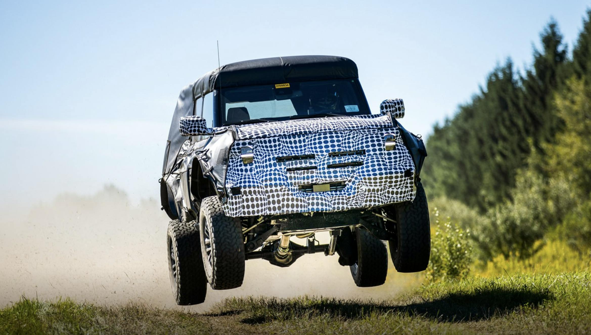 2023 Ford Bronco Raptor Appears Wearing Little Camouflage