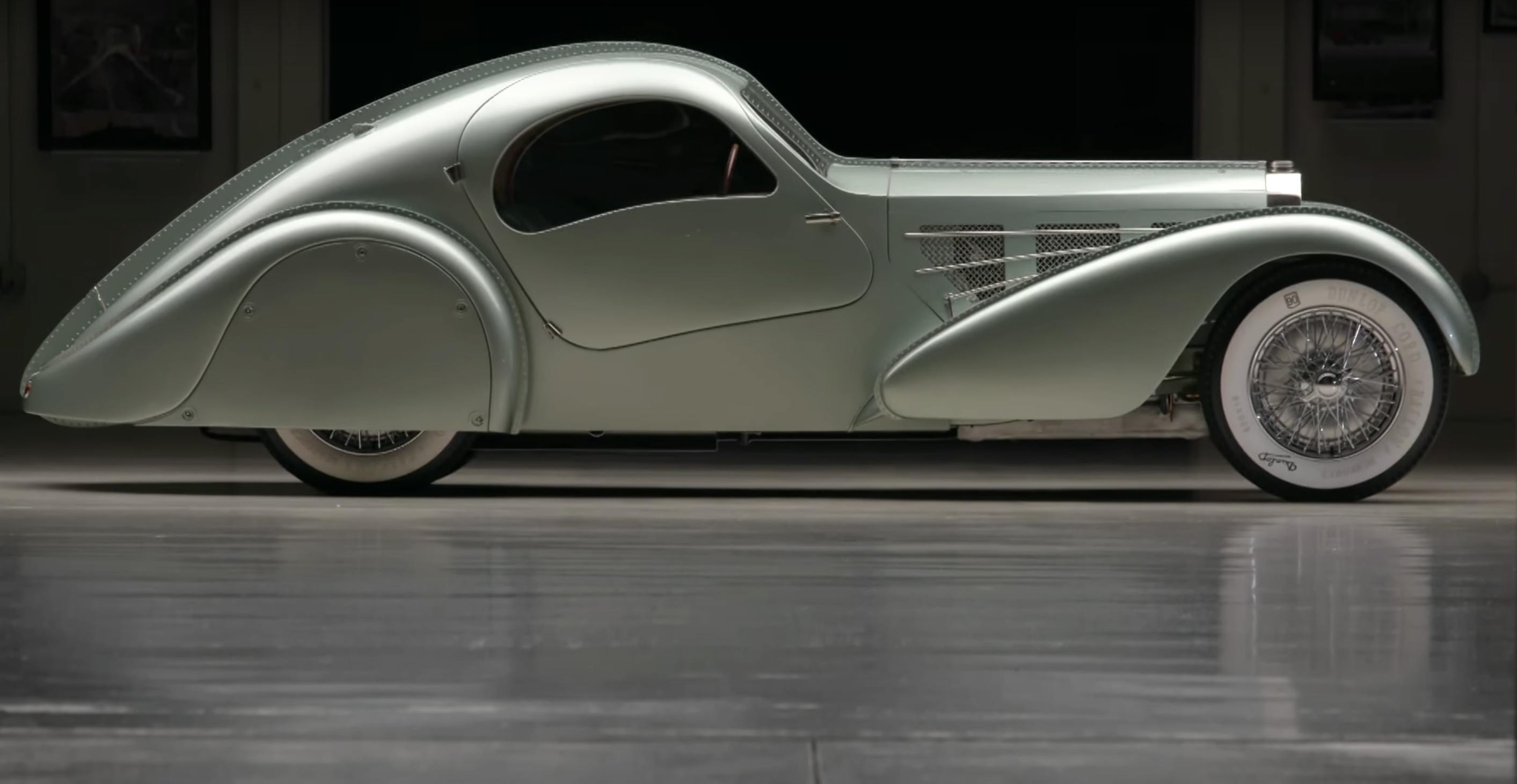 recreated 1934 Bugatti Aerolithe Jay Leno Garage