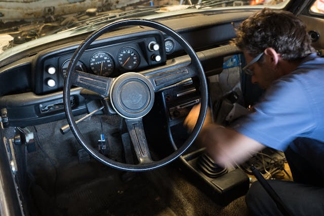 bmw 2002 interior work