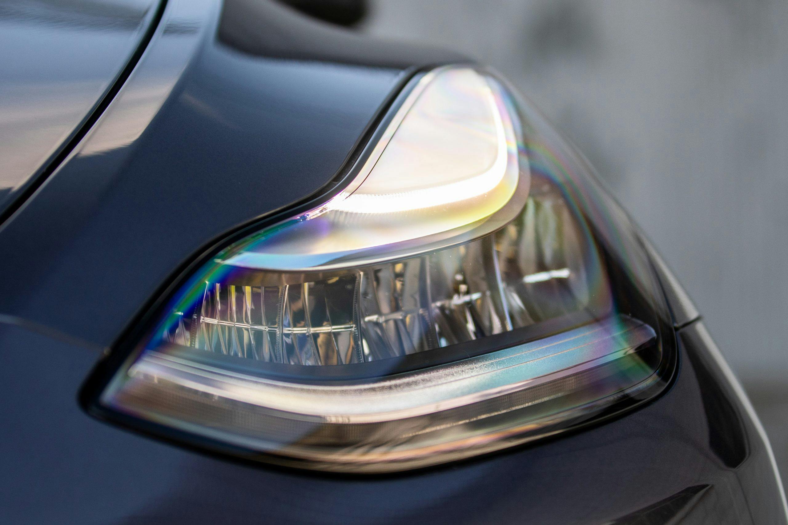 Tesla Model Y headlight detail
