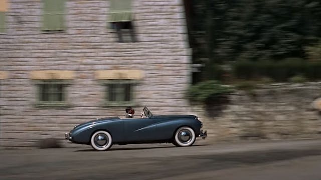 To Catch a Thief - 1953 Sunbeam Alpine - On the road passenger side