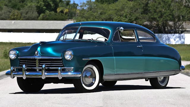 1949 Hudson Super Six Brougham Coupe Front Three-Quarter