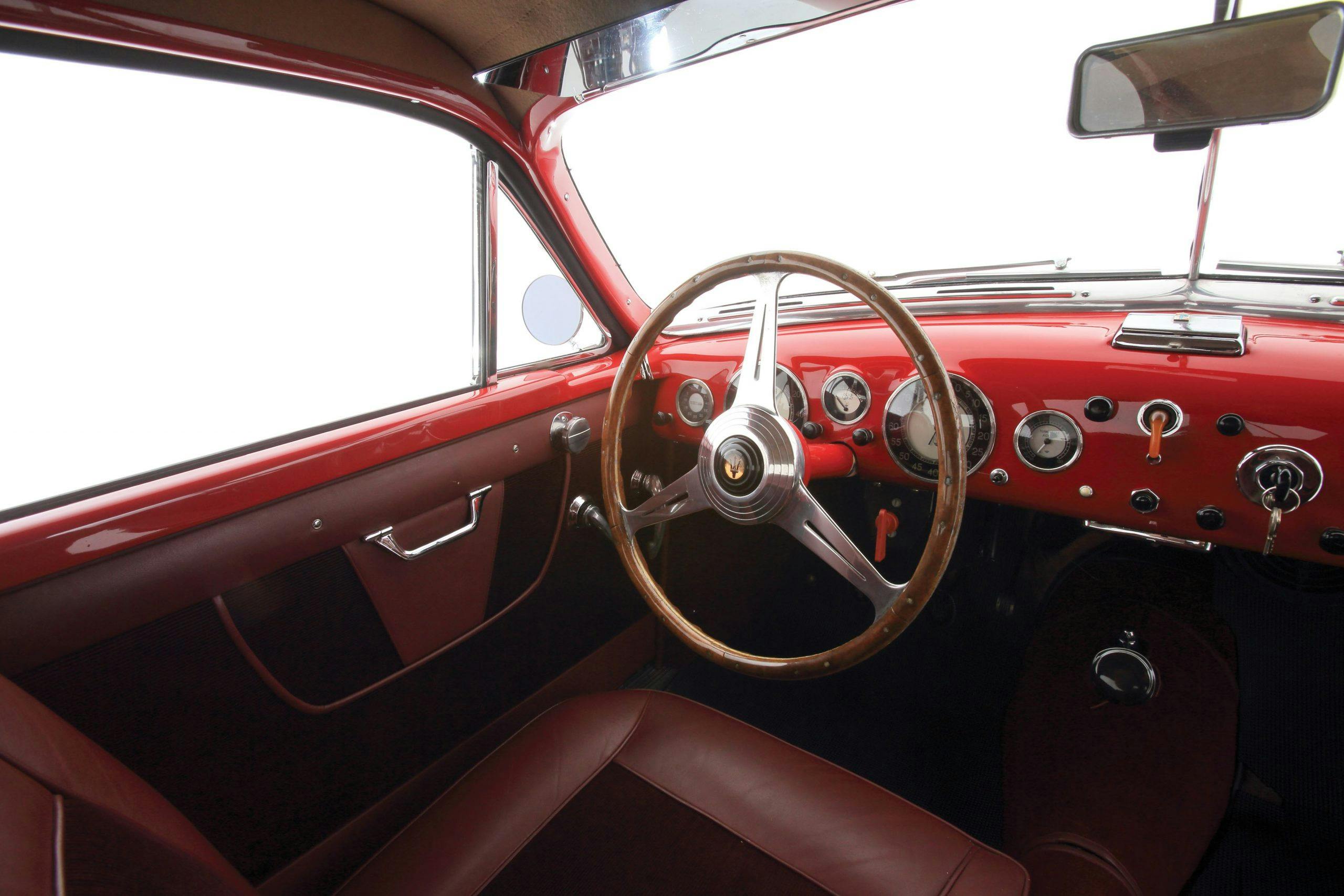 1950 Maserati A6G interior