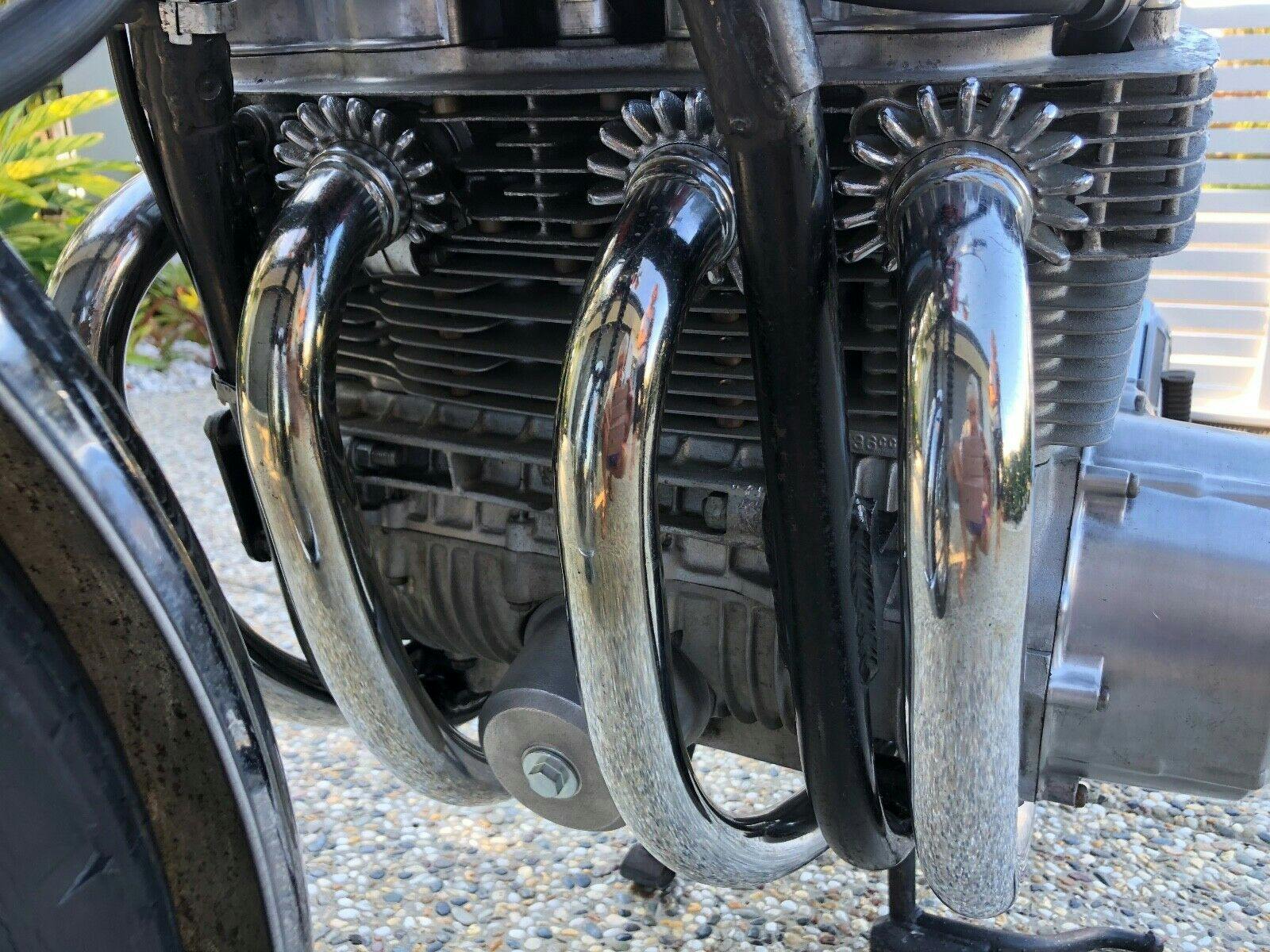 1969 Honda CB750 Sandcast K0 engine pipes