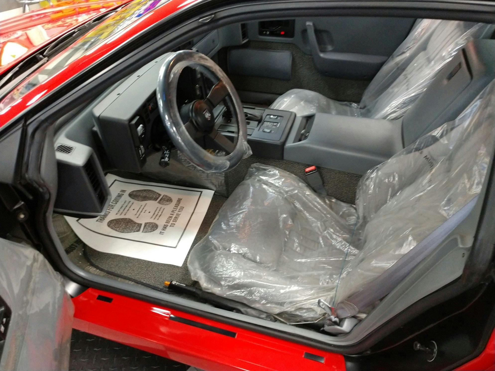 1988 pontiac fiero gt interior