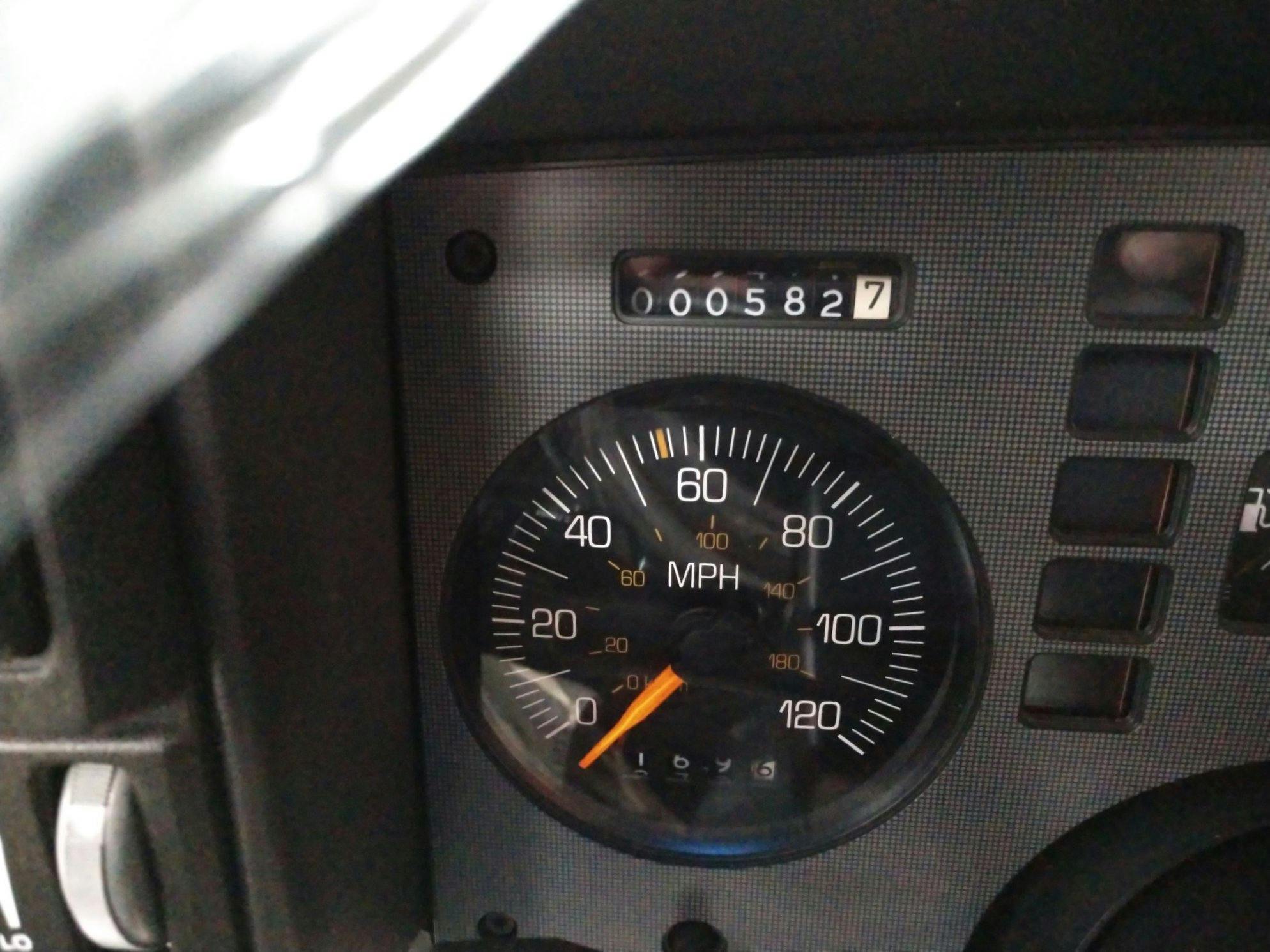 1988 pontiac fiero gt speedo gauge