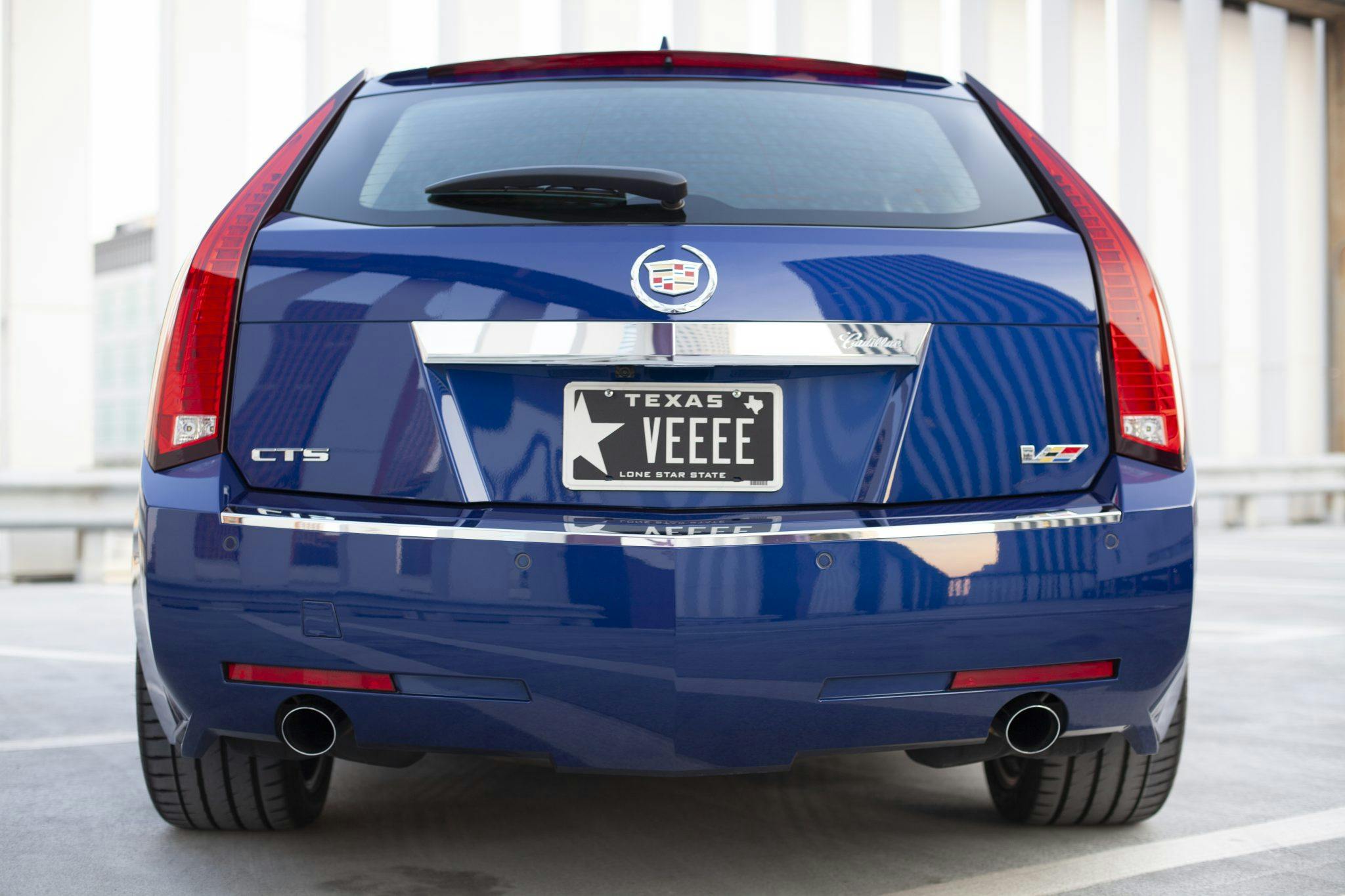 2012 Cadillac CTS-V Wagon rear