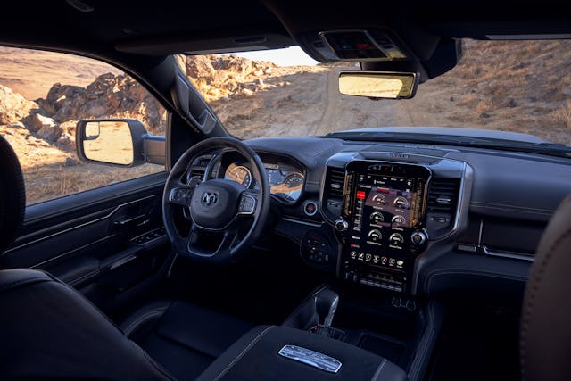 2021 Ram 1500 TRX interior front angle