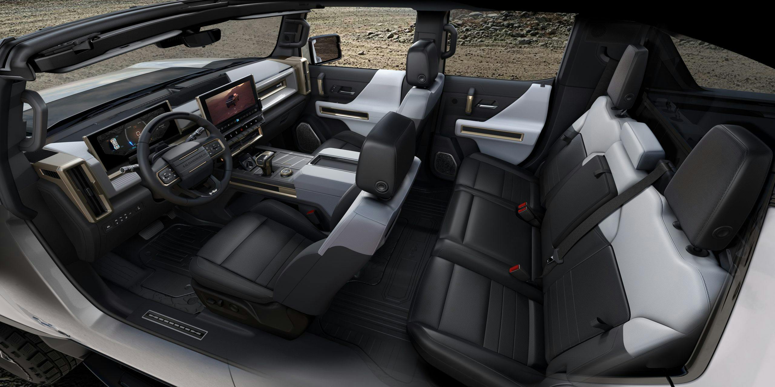2022 Hummer EV interior