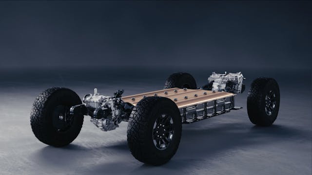 2022 GMC Hummer EV chassis
