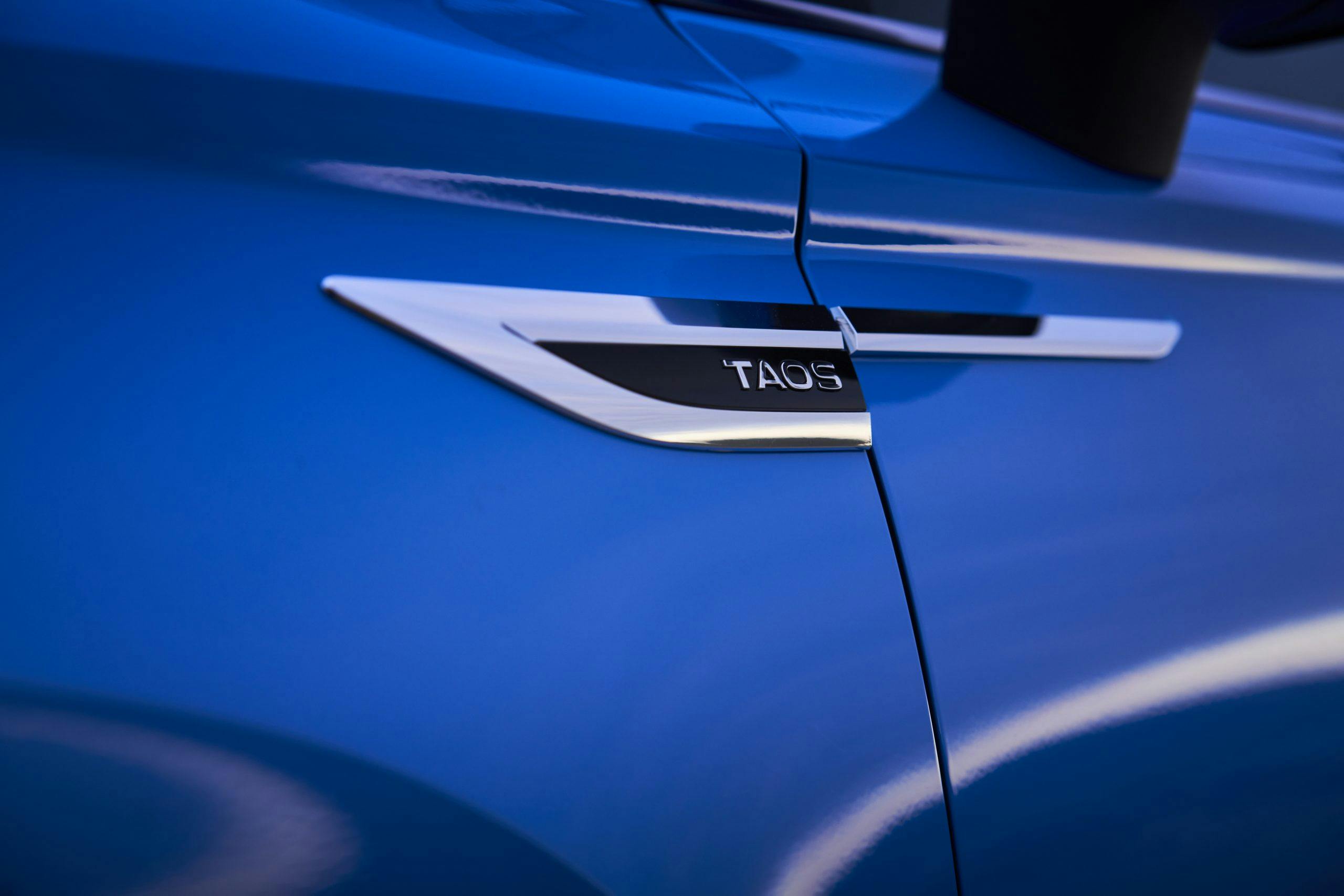 2022 Volkswagen Taos nameplate detail