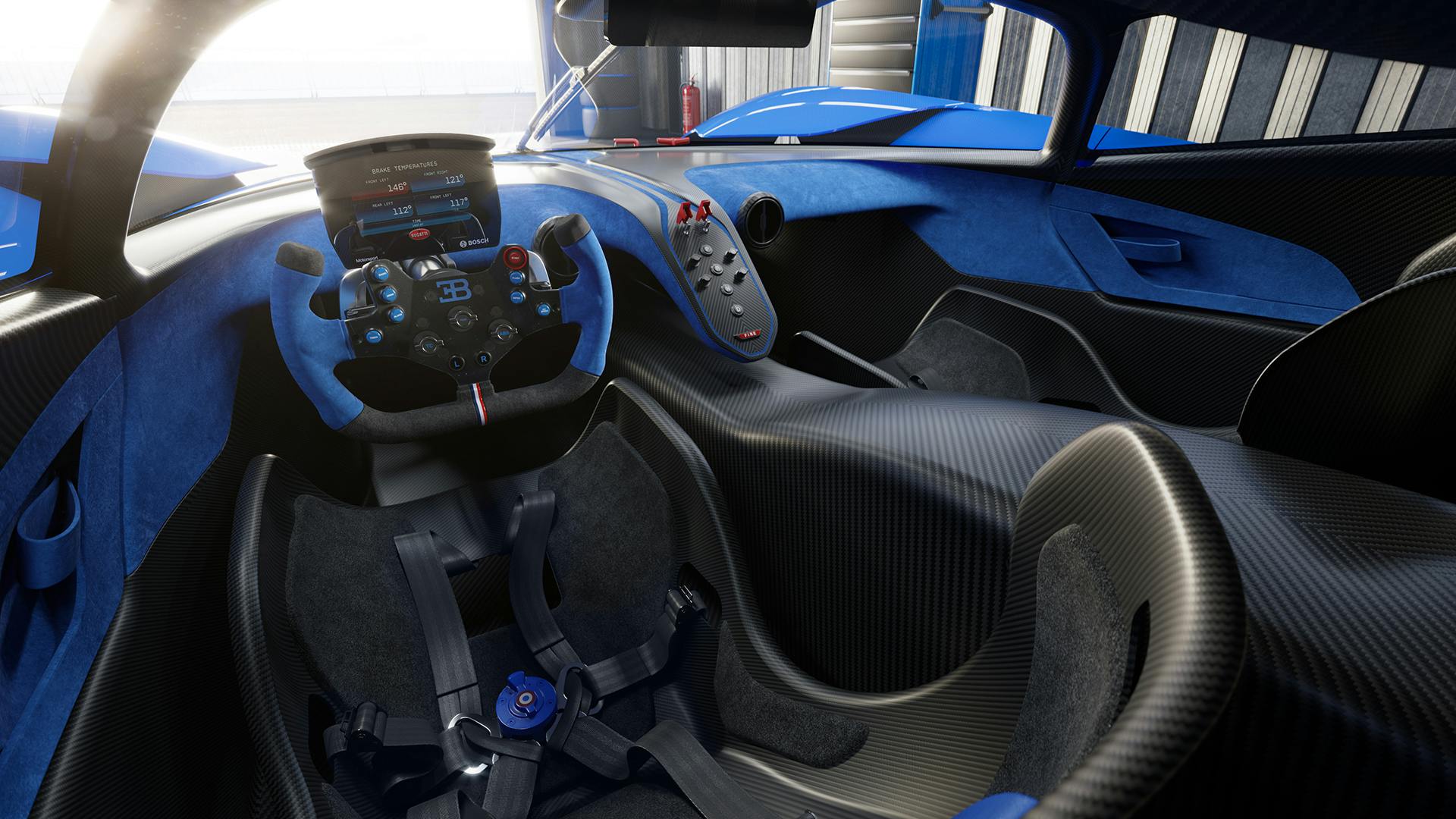 Bugatti bolide interior cockpit