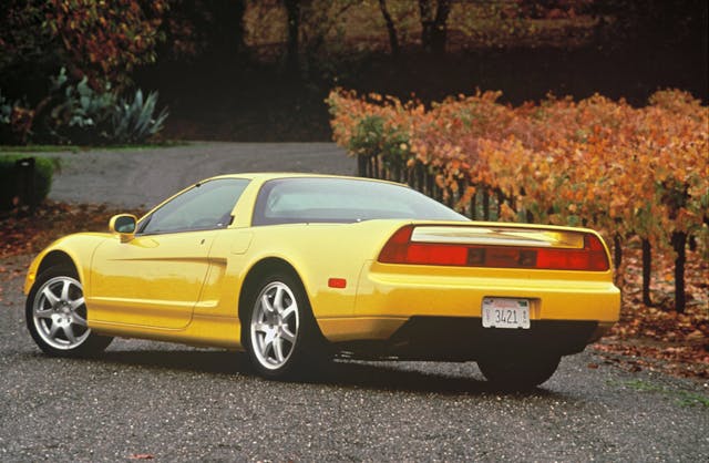 1997 Acura NSX-T rear three-quarter