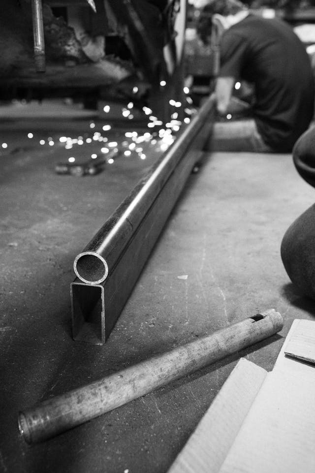vintage bmw 2002 frame fabrication