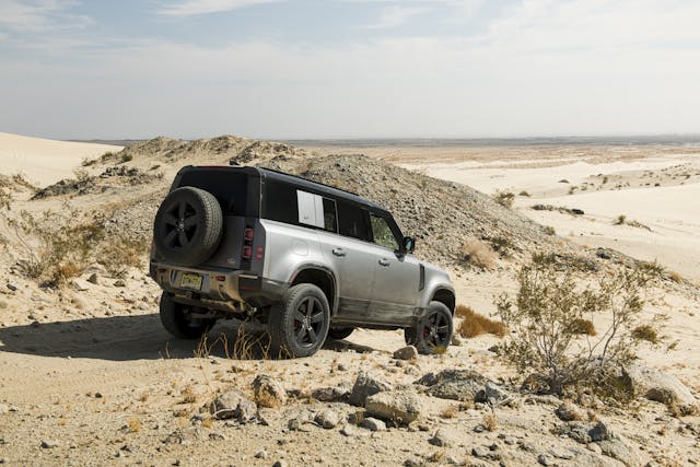 2020 Land Rover Defender rear three quarter