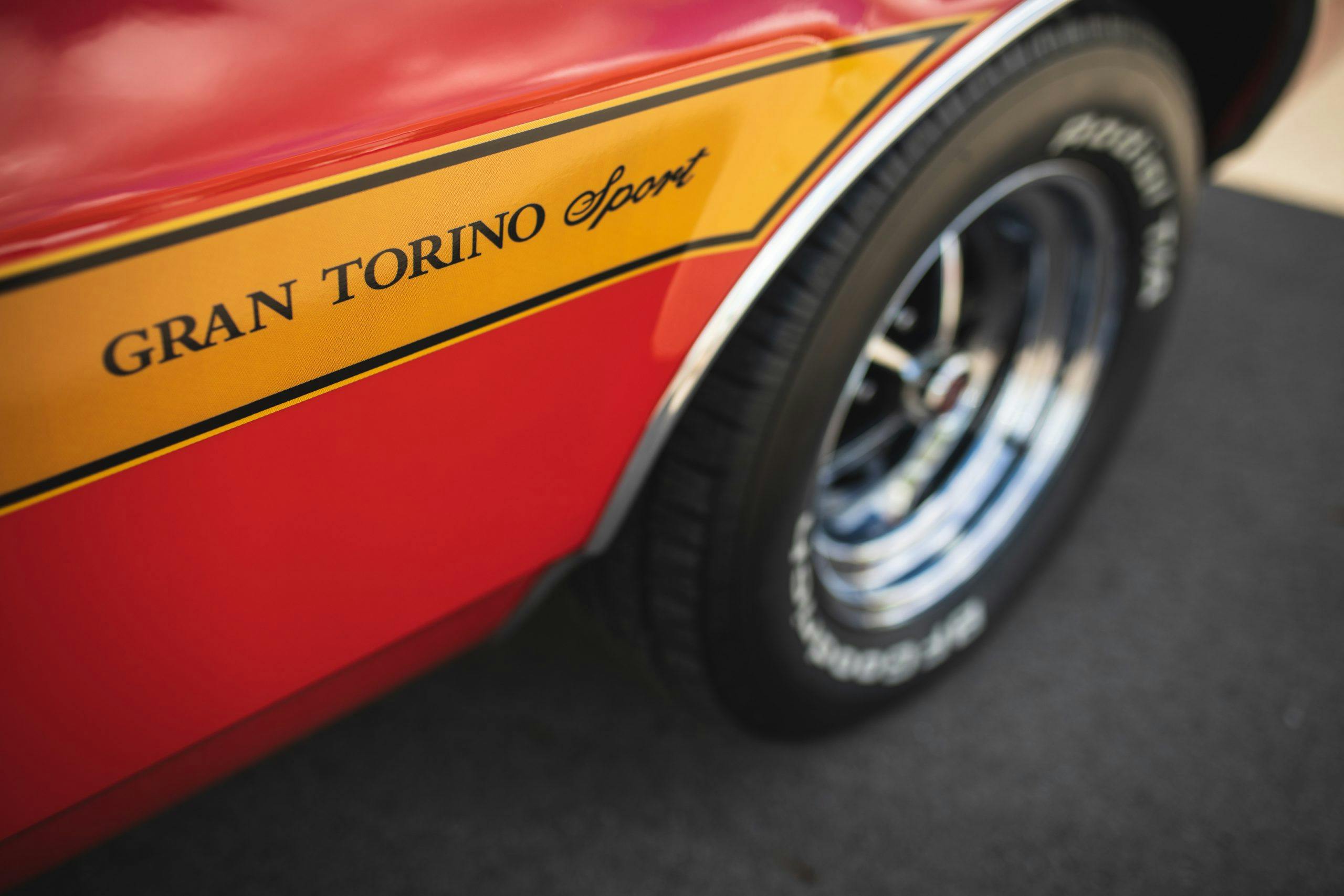 Ford Gran Torino PDC closing car show