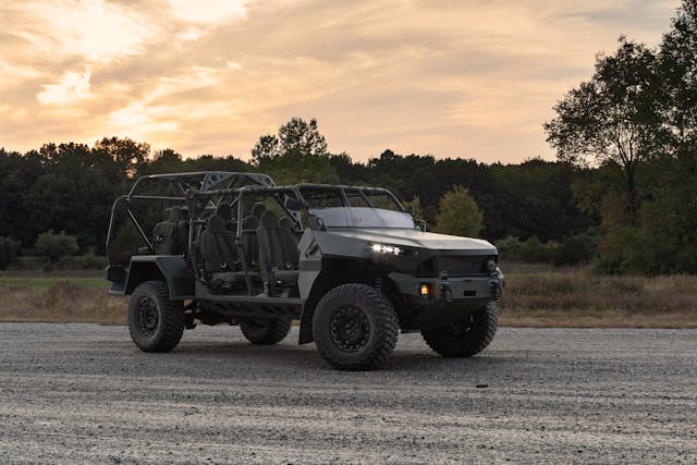 The GM Defense Infantry Squad Vehicle 