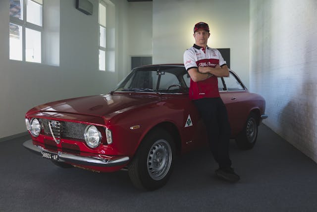 Kimi Raikonnen and Alfa GTA