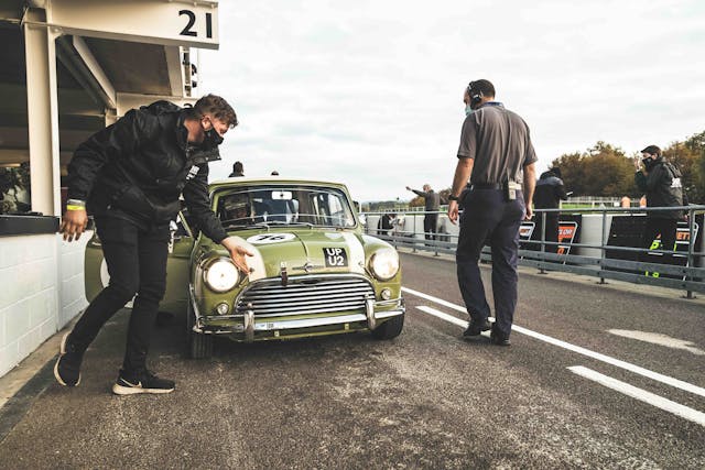 goodwood speedweek mini racecar pitlane