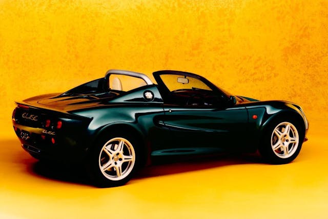 lotus elise s1 launch rear three-quarter