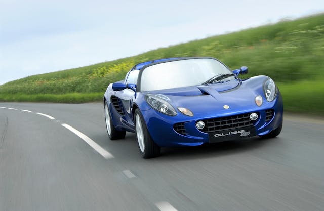 lotus elise s2 front three-quarter