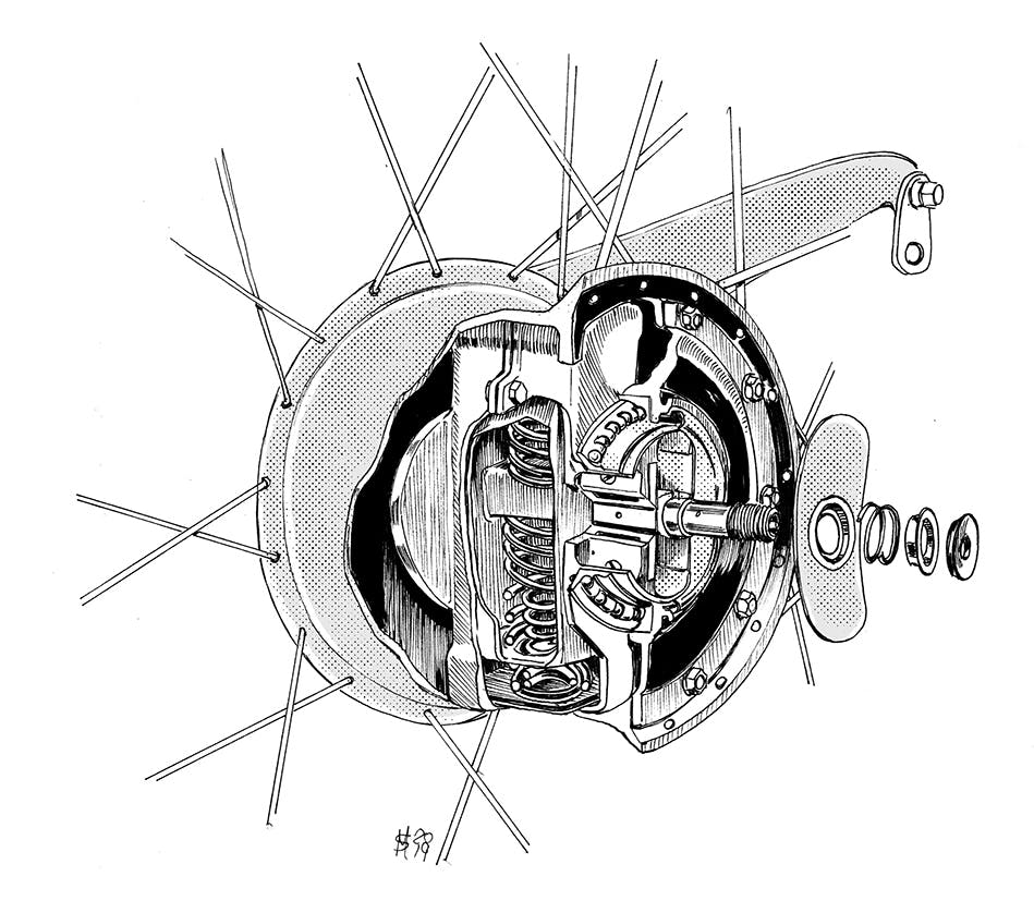 1952 triumph thunderbird sprung hub_squires