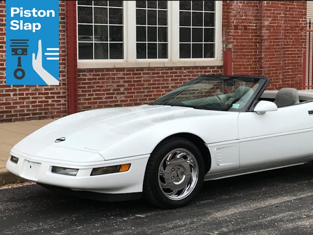 Piston Slap Optispark Lead white corvette front