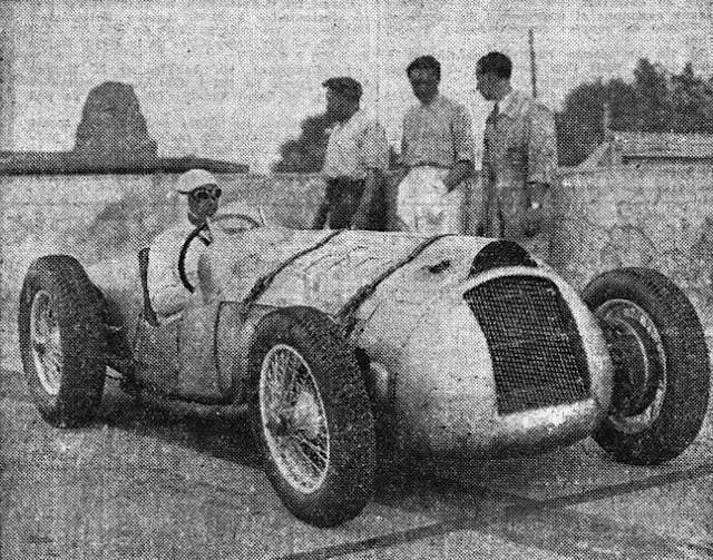René Dreyfus Million Franc Car at Montlhéry 1937