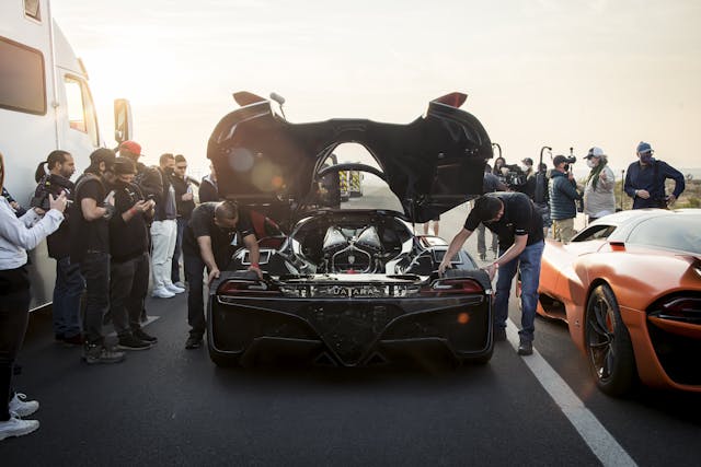 SSC Tuatara Production Car Speed Record rear