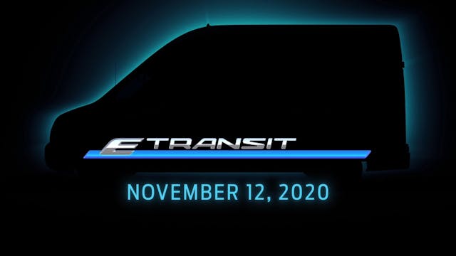 Ford E-Transit silhouette