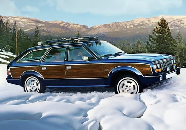 AMC Eagle wagon snow