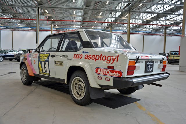 fiat abarth 131 diesel rear three-quarter