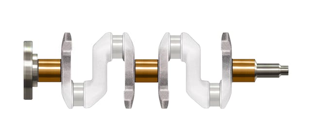 typical main bearing crankshaft