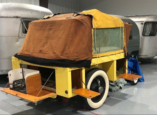 vintage rolls-royce camper trailer