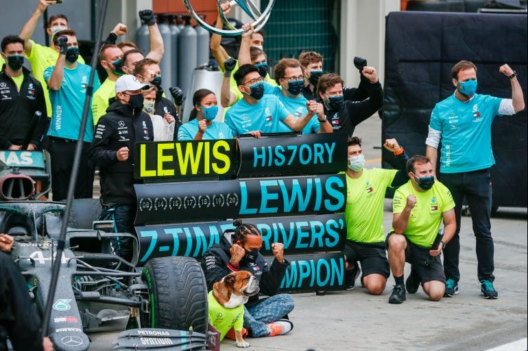 Lewis Hamilton wins 7th F1 title