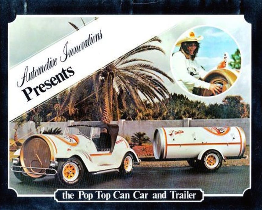 Automotive Innovation's Pop Top Can Car
