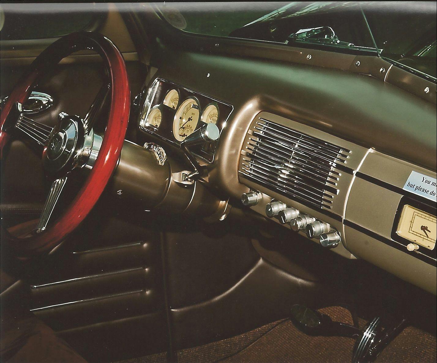1940 ford deluxe thumper interior