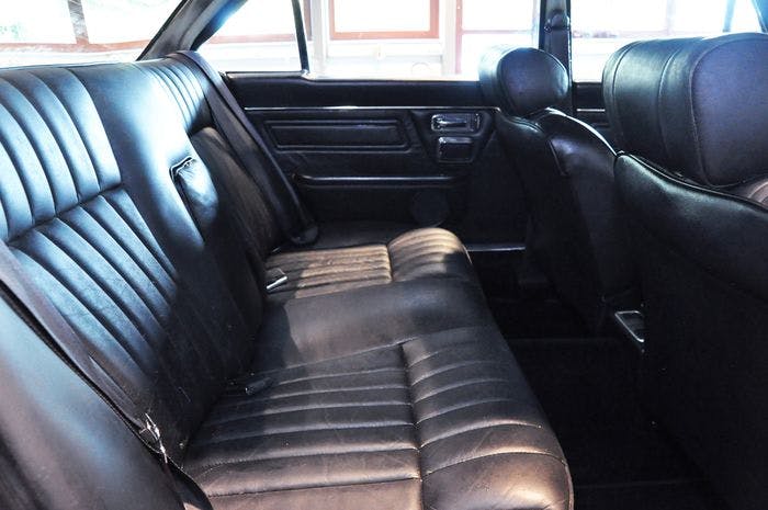 1976 Jaguar XJ6 owned by ferdinand porsche interior rear seat