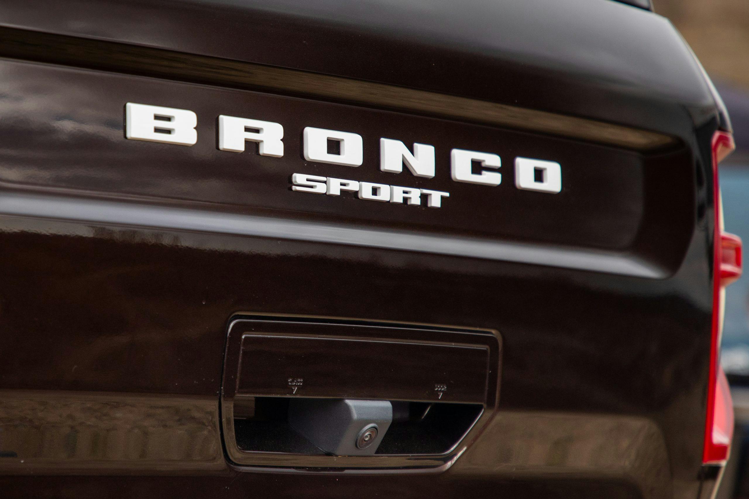 2021 Bronco Sport rear trunk badging