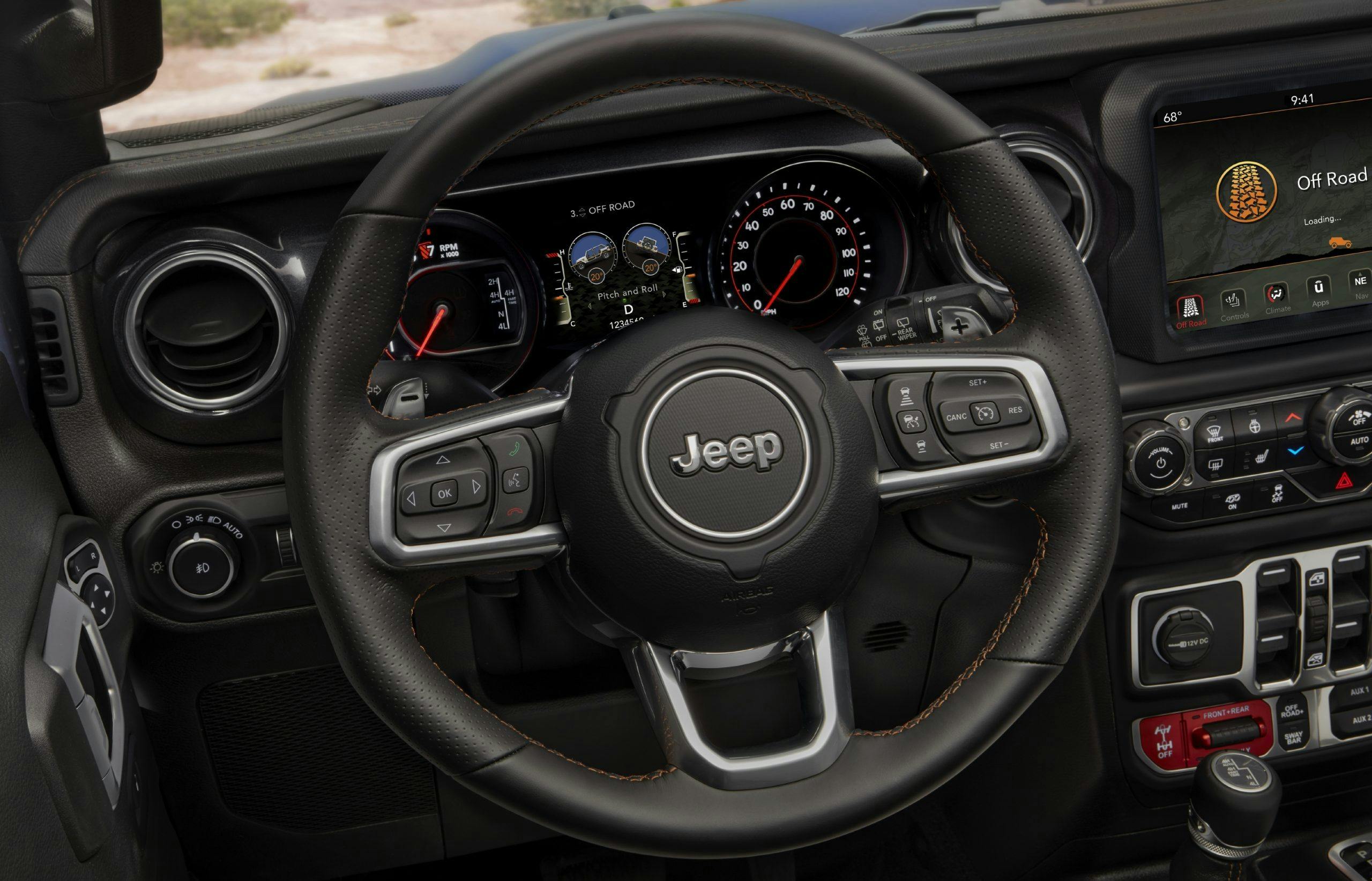 2021 Jeep Wrangler Rubicon 392 steering wheel