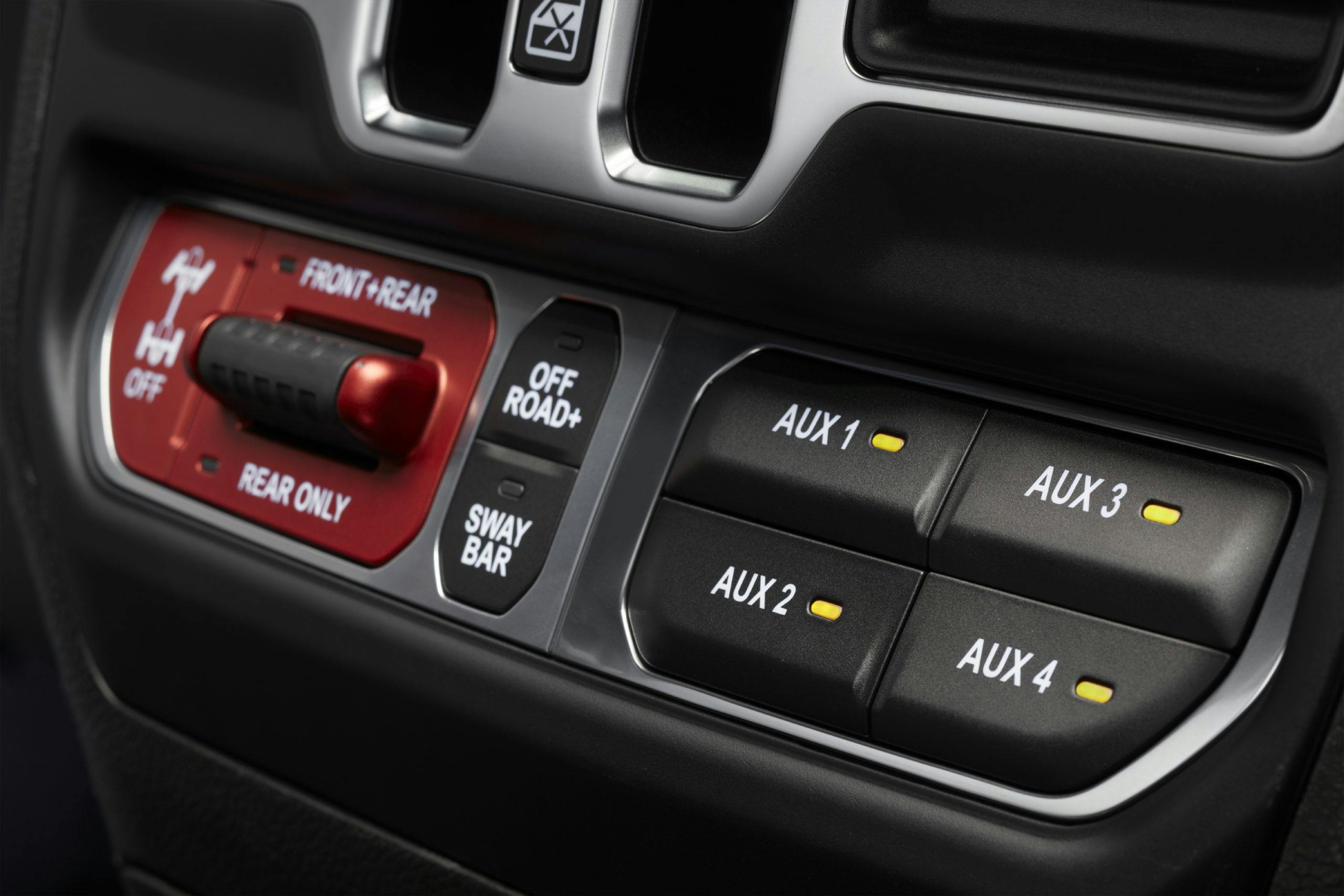 2021 Jeep Wrangler Rubicon 392 off-road switches